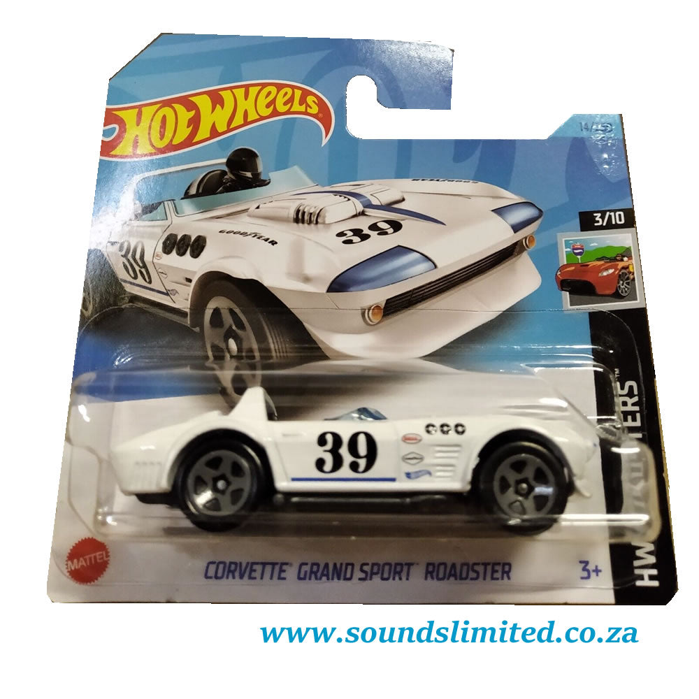 Hot Wheels Corvette Grand Sport Roadster Short Card HW Roadsters 14/250 hkk09