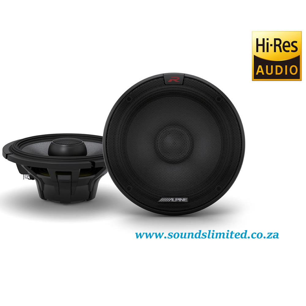 Alpine R-S65.2 6-1/2" (16.5cm) Coaxial 2-Way R-Series Speakers