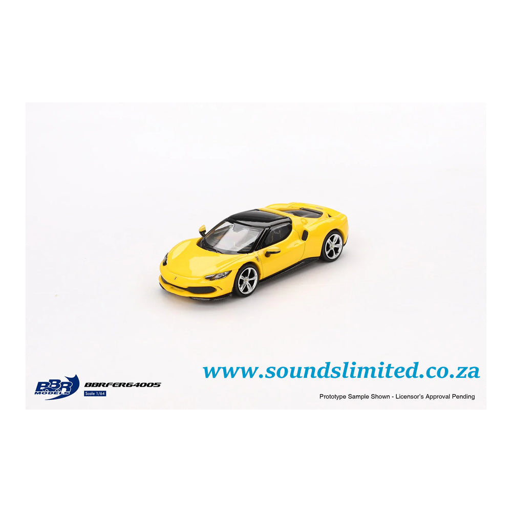 BBR Models Ferrari 296 GTB Giallo Modena 2024 BBRDIE64005