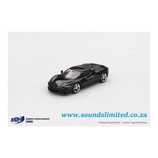 BBR Models Ferrari 296 GTB Nero Daytona BBRFER64003