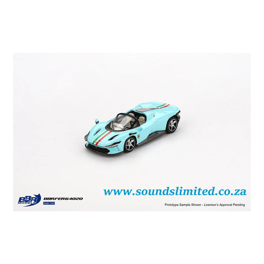 BBR Models Ferrari Daytona SP3 Light Blue 2024 BBRDIE64020