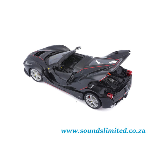 Bburago 1/24 Ferrari LaFerrari Aperta Nera 18-26022
