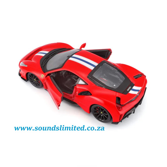 Bburago Ferrari 488 Pista Red 1/24 18-26026