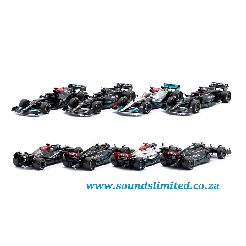 Bburago Mercedes-AMG F1 4-Pack #44 Lewis Hamilton 1/43 18-38093