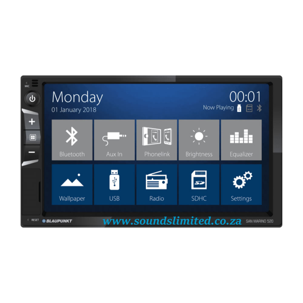 Blaupunkt SAN MARINO 520 7″ Touch Screen | Phonelink | BT | SWC | FHD Playback