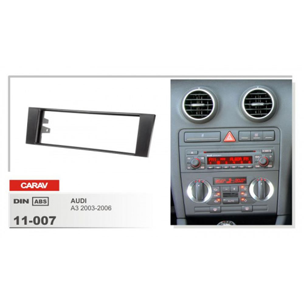 Carav 11-007 Audi A3 In Dash Car Radio Trimplate