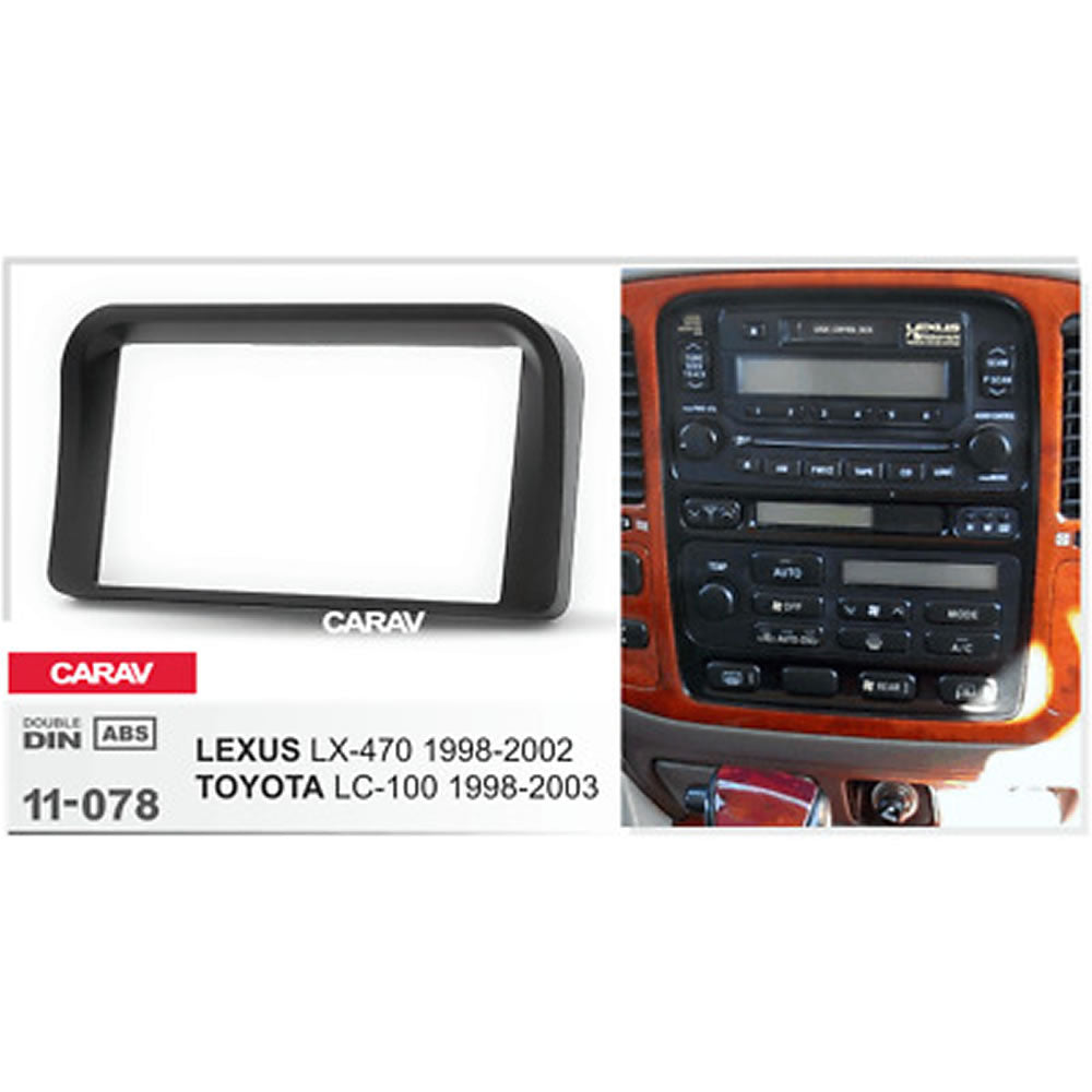 Carav 11-078 Lexus Toyota LC100 In-Dash Car audio installation kit (Radio Trim)