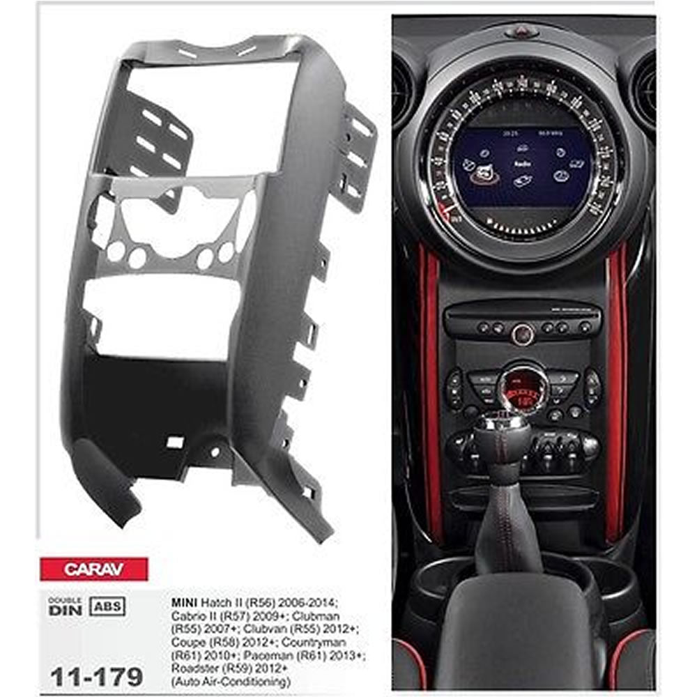 Carav 11-179 Mini In-Dash Car audio installation kit (Radio Trim)