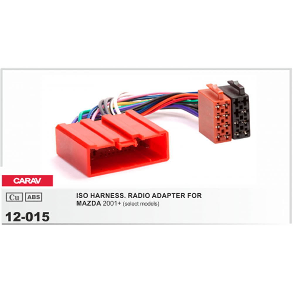 Carav 12-015 Mazda ISO Harness FOR Car Audio Installation