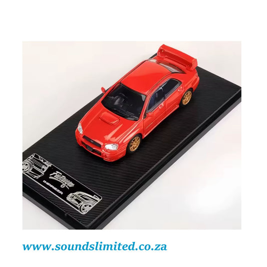 Furuya 1/64 Subaru Impreza WRX STi GD Sedan Version 8 - Red