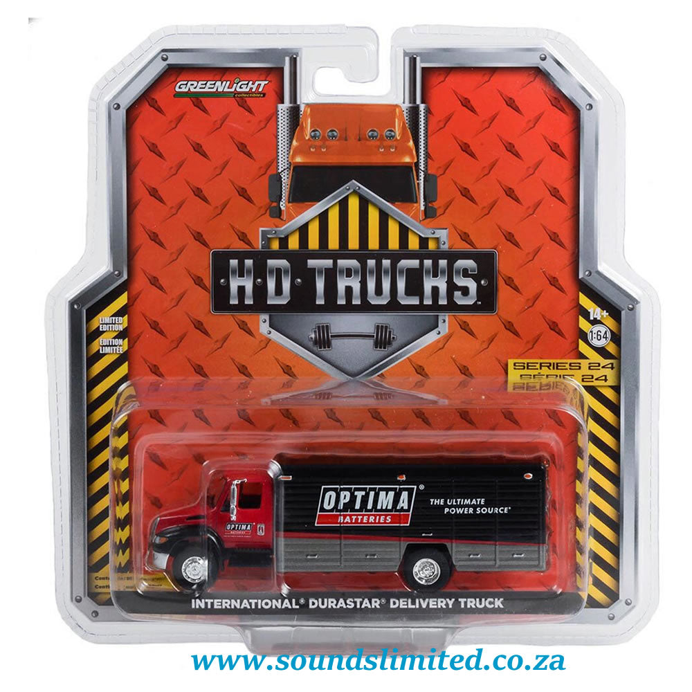 GreenLight International Durastar 4400 Delivery Truck - OPTIMA Batteries 1:64
