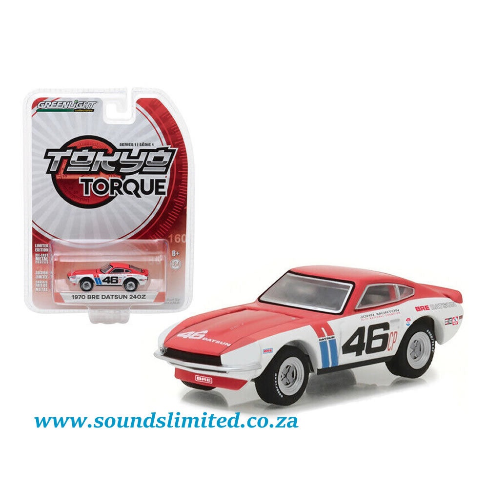 Greenlight 1970 BRE Datsun 240Z #46 John Morton Tokyo Torque Series