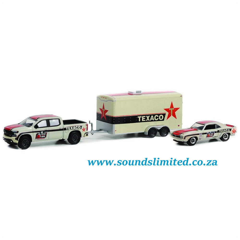 Greenlight 2021 Chevrolet Silverado and 1969 Chevrolet Camaro RS - Texaco #18
