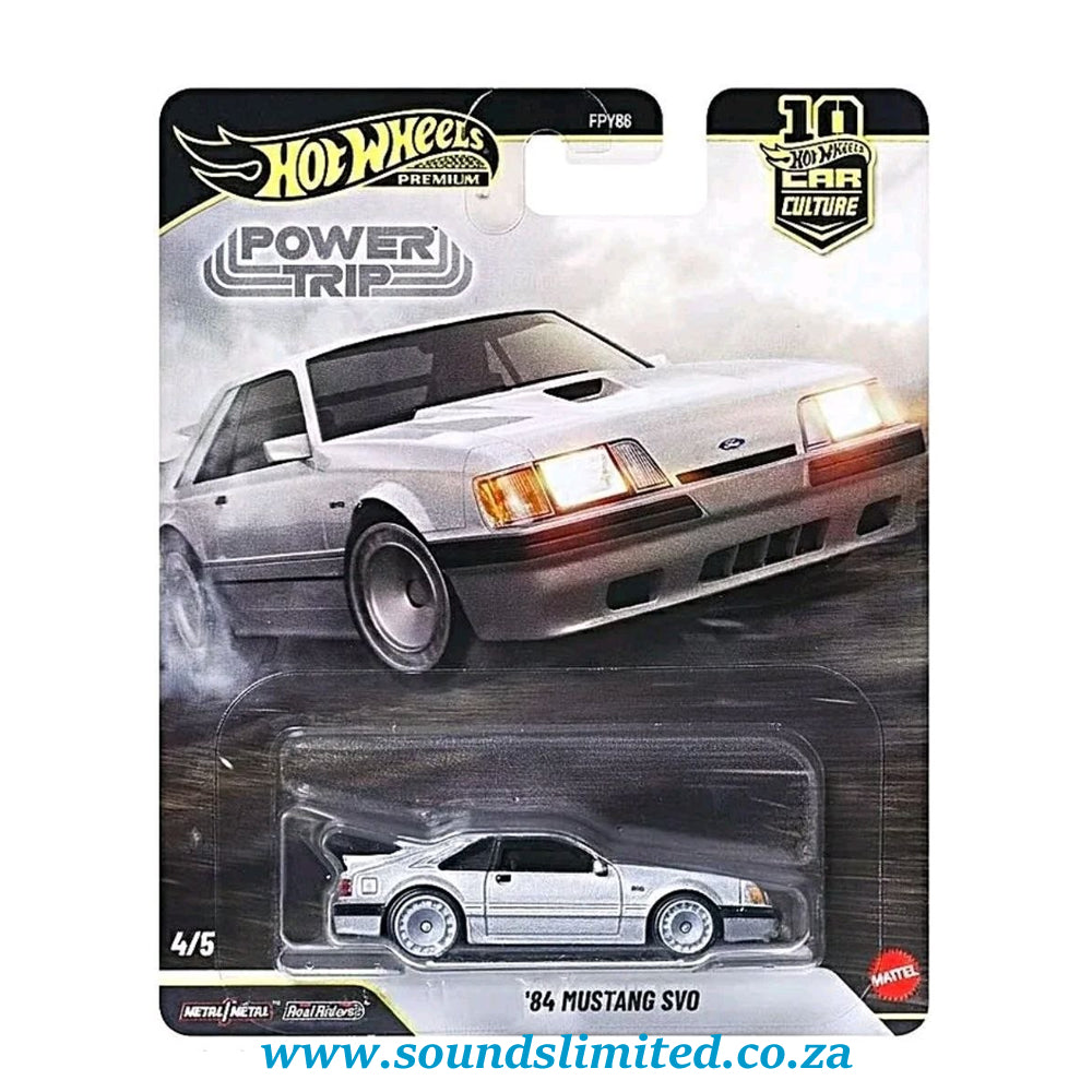 Hot Wheels 2026 Power Trip 1984 Ford Mustang SVO Premium Car Culture JKF31