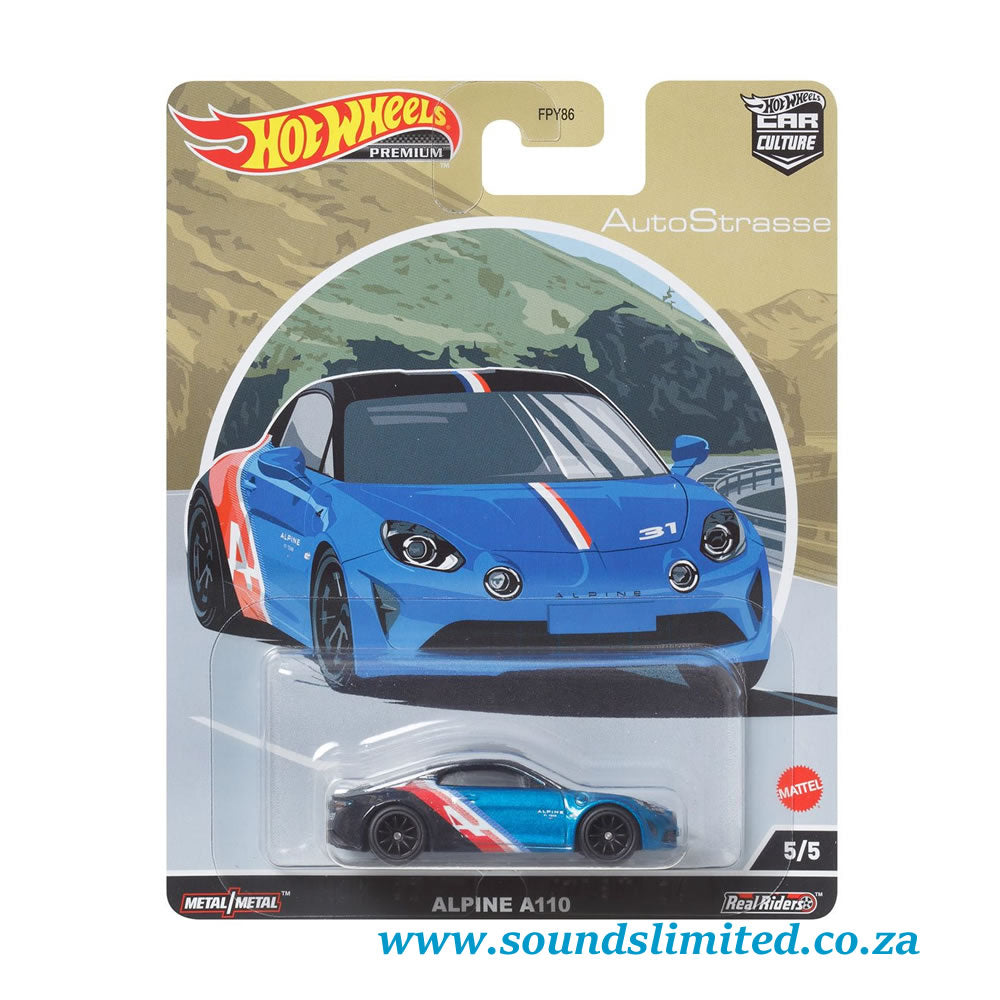Hot Wheels Car Culture Strasse Autobahn Mix 7 Alpine A110 HCK17