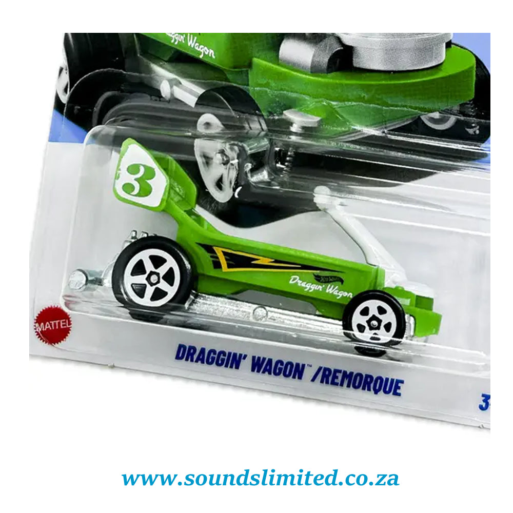 Hot Wheels Draggin' Wagon Remorque HYX69 Long Card