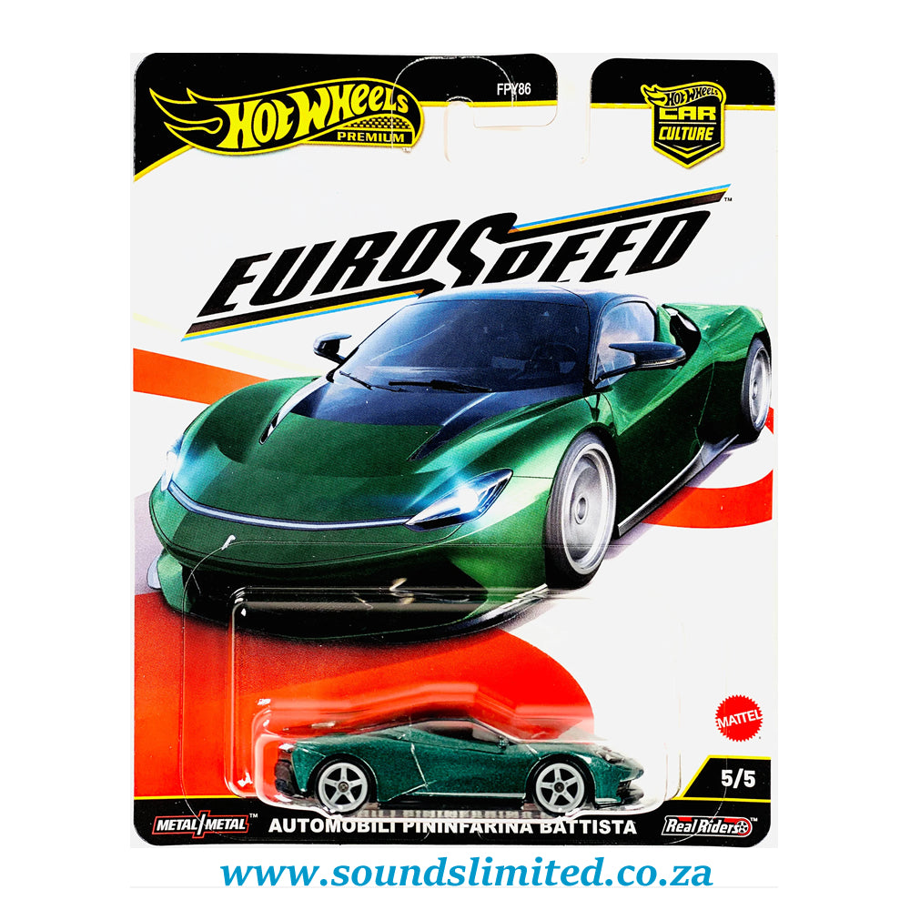 Hot Wheels Euro Speed Automobili Pininfarina Battista #5 JBK77