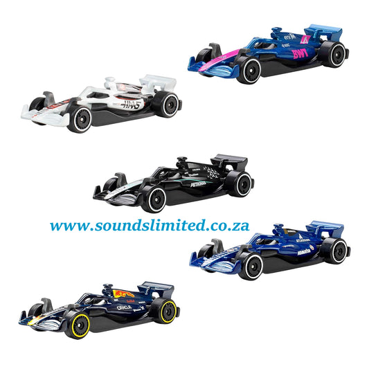 NEW!!! Hot Wheels Formula 1 2025 5 pack JLN11