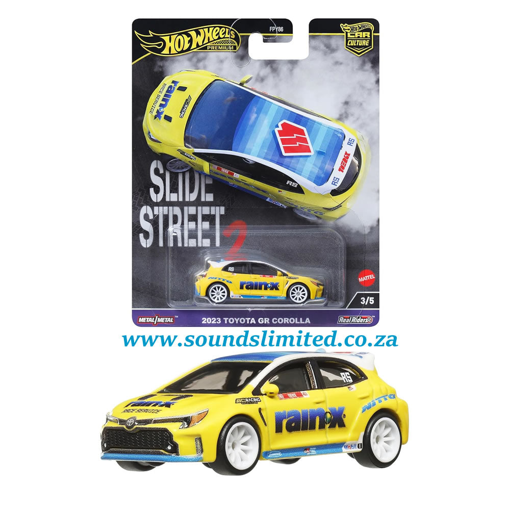 Hot Wheels HKC82 Car Culture Slide Street 2 2023 Toyota GR Corolla