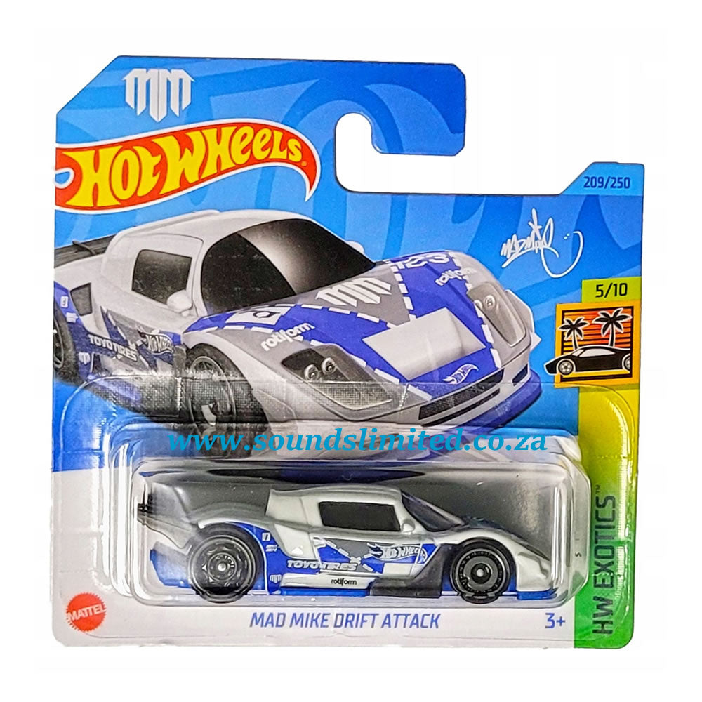 Hot Wheels Mad Mike Drift Attack HW Exotics #5 HKG58