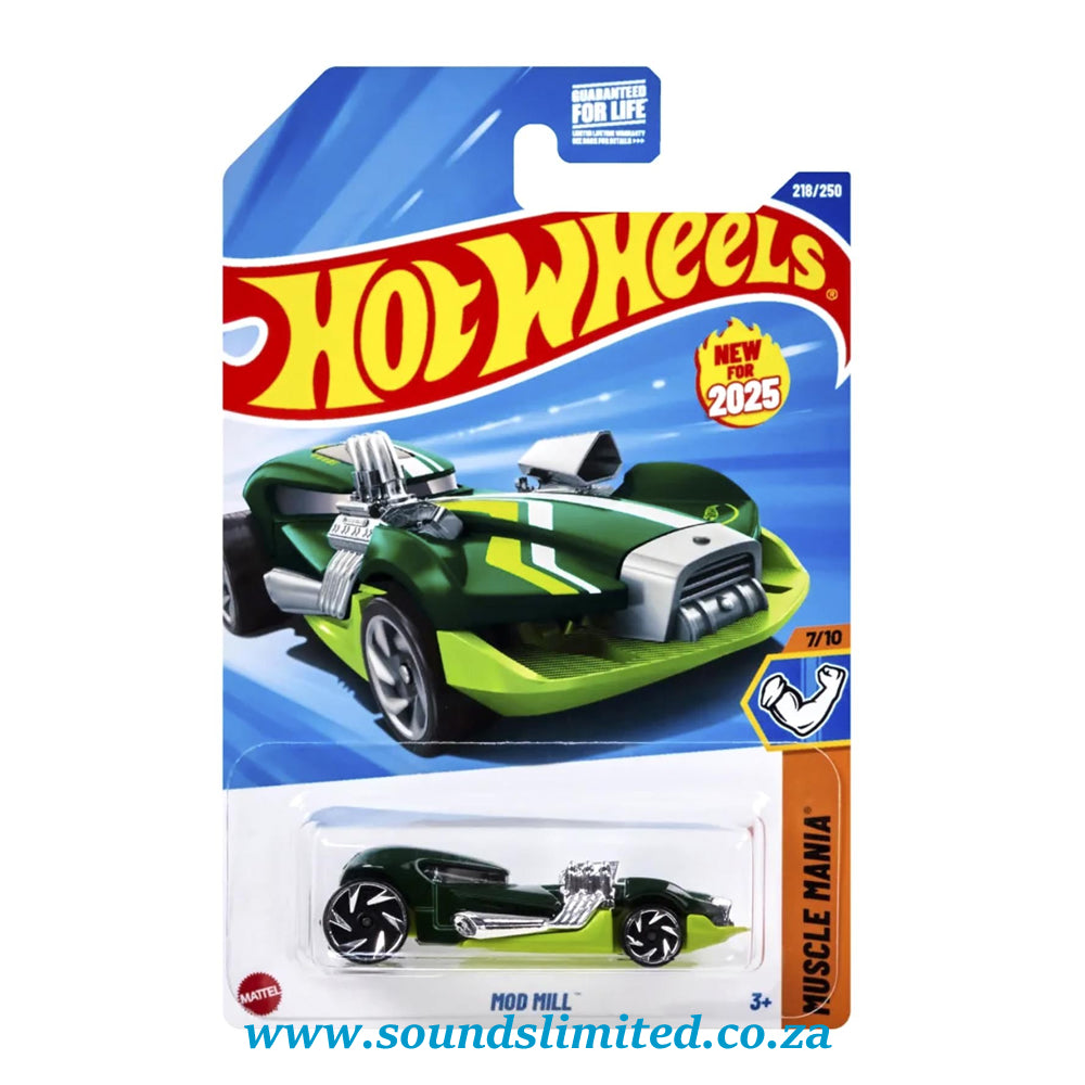 Hot Wheels Mod Mill JBC15 Long Card
