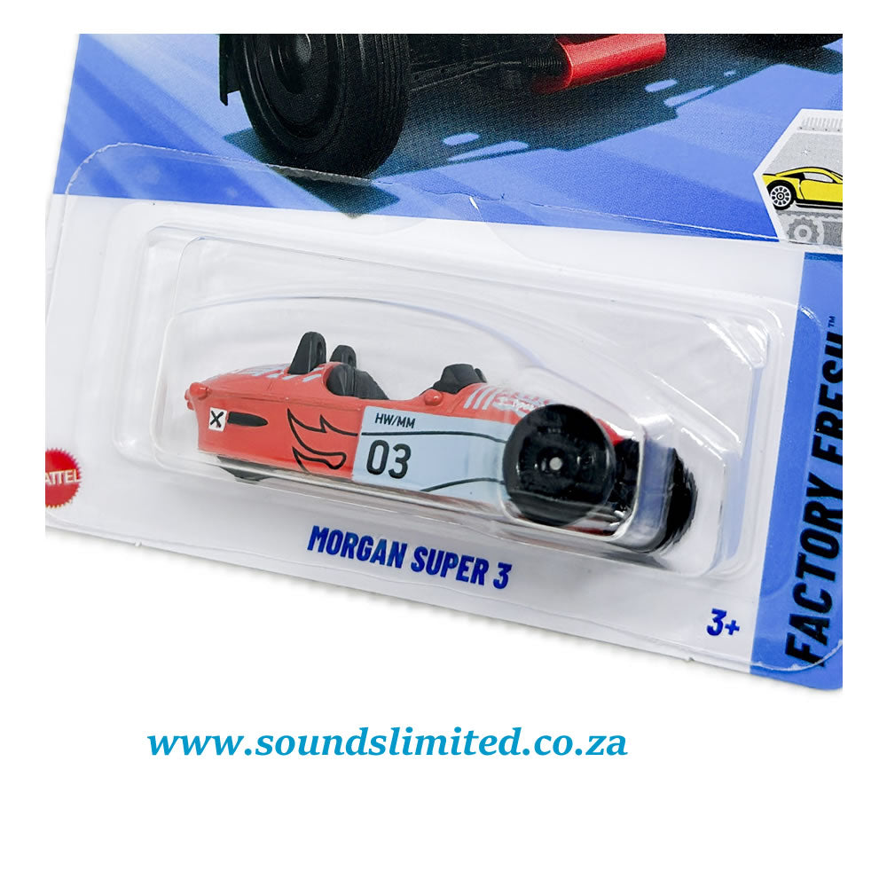 Hot Wheels Morgan Super 3 HYX48 Long Card