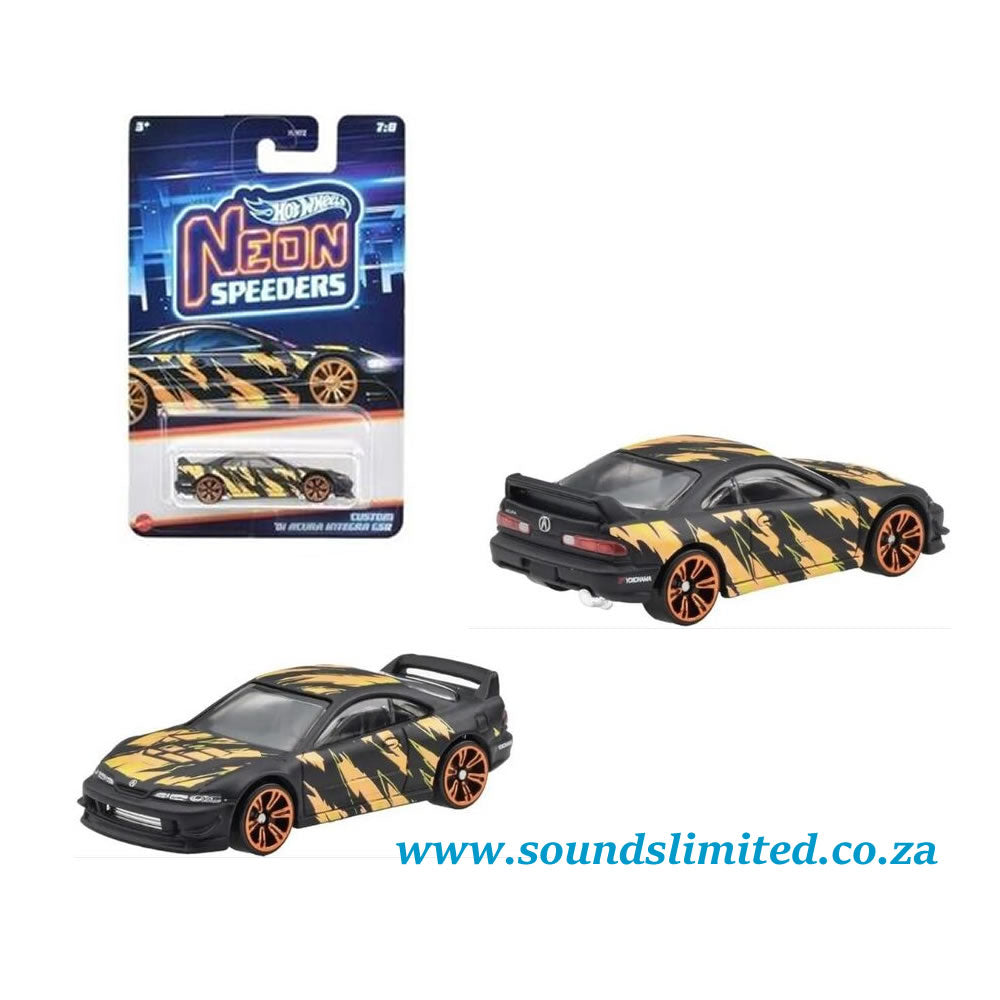 Hot Wheels Neon Speeders Custom '01 Acura Integra GSR HRW73