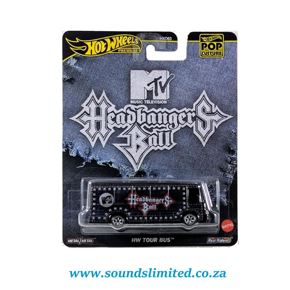 Hot Wheels Pop Culture HW Tour Bus MTV Headbangers Ball JBL64