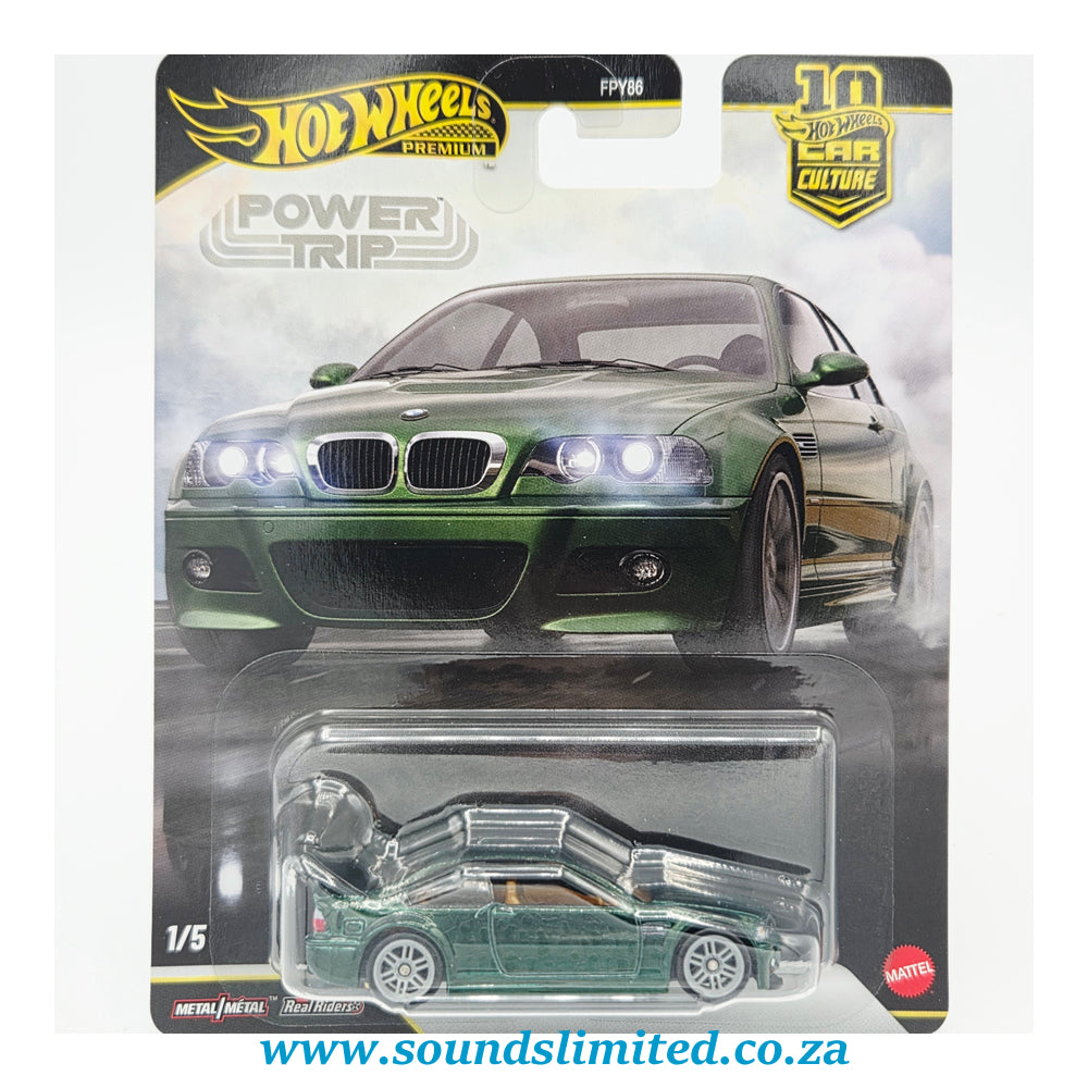 Hot Wheels 2026 Power Trip BMW M3 Green Premium Car Culture JKF30