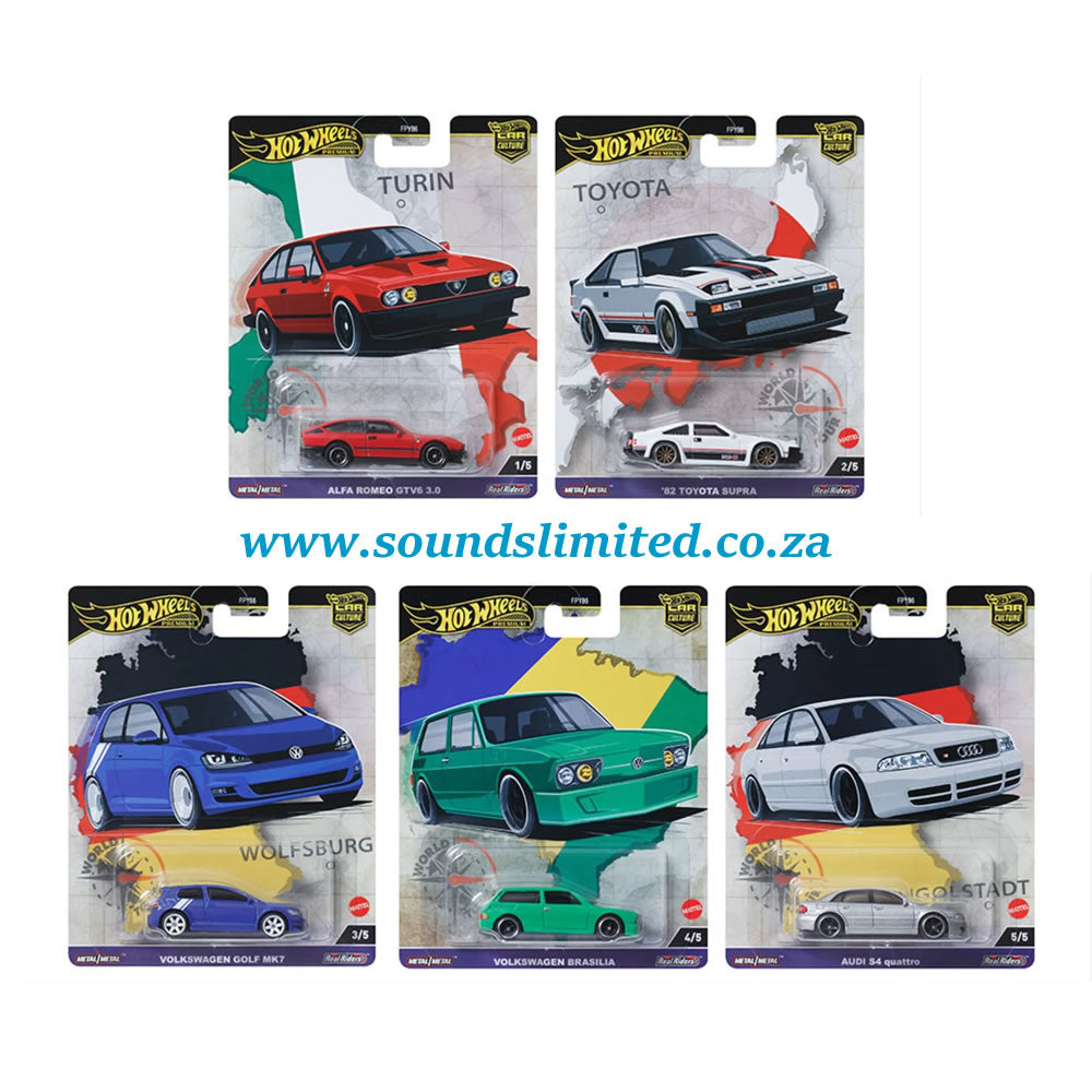 Hot Wheels Premium Car Culture World Tour - Set of 5 - FPY86-961A