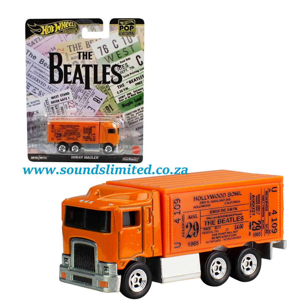 Hot Wheels Premium Pop Culture Beatles Hiway Hauler Die-Cast Vehicle HVJ41