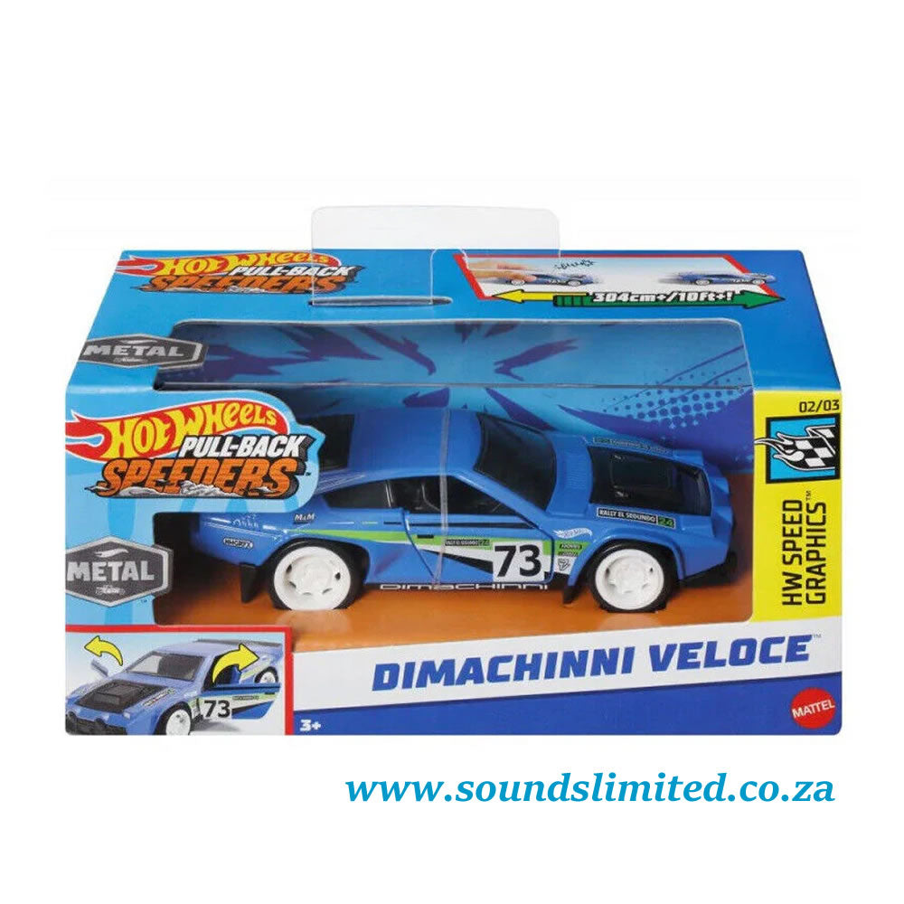 Hot Wheels Pull-Back Speeders - Dimachinni Veloce HWH35 1/43