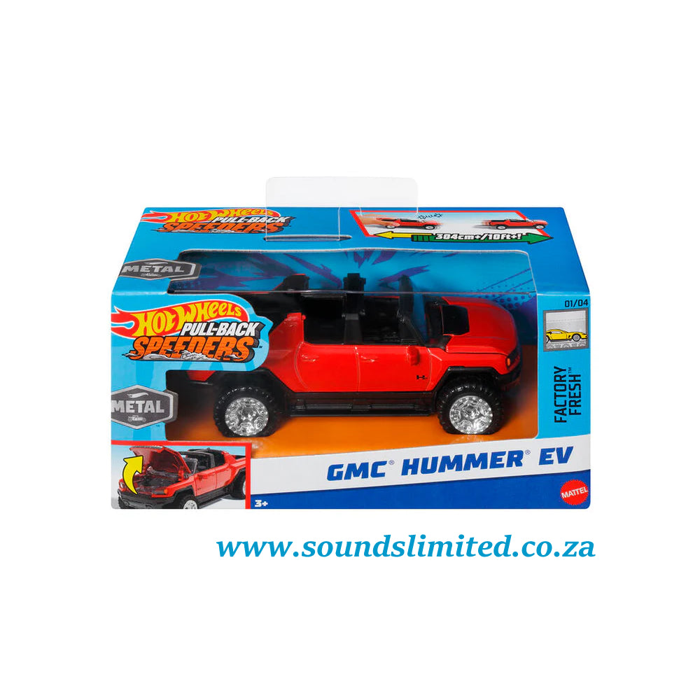 Hot Wheels Pull-Back Speeders - GMC Hummer EV HWH45