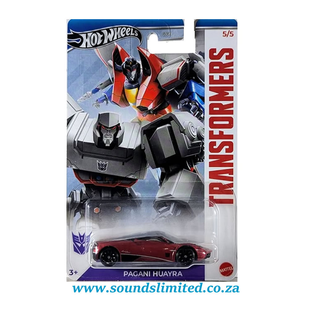 Hot Wheels Transformers #5 Pagani Huayra HRV62