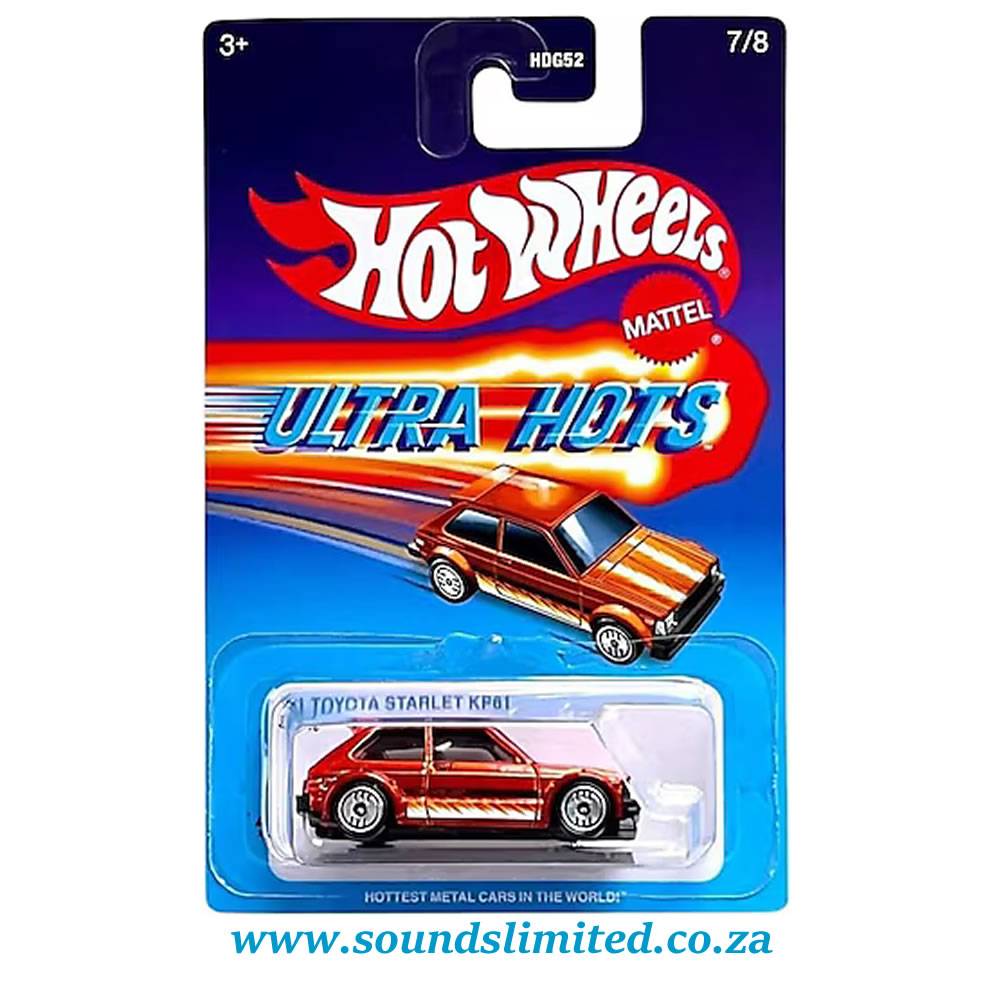 Hot Wheels Ultra Hots '81 Toyota Starlet KP61 JBY66