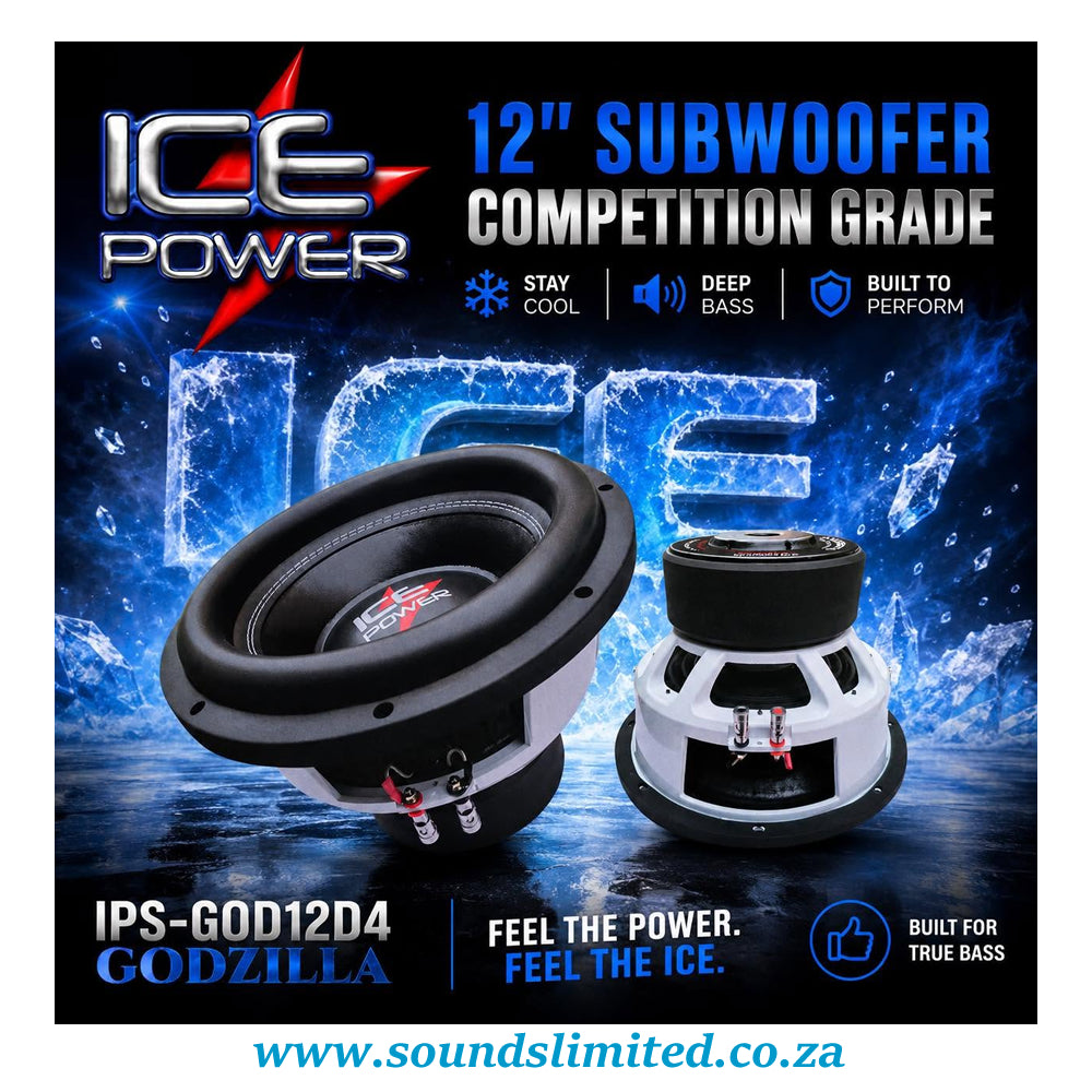 Ice Power 12 inch Godzilla Subwoofer Competition 27000w IPS-GOD12D4