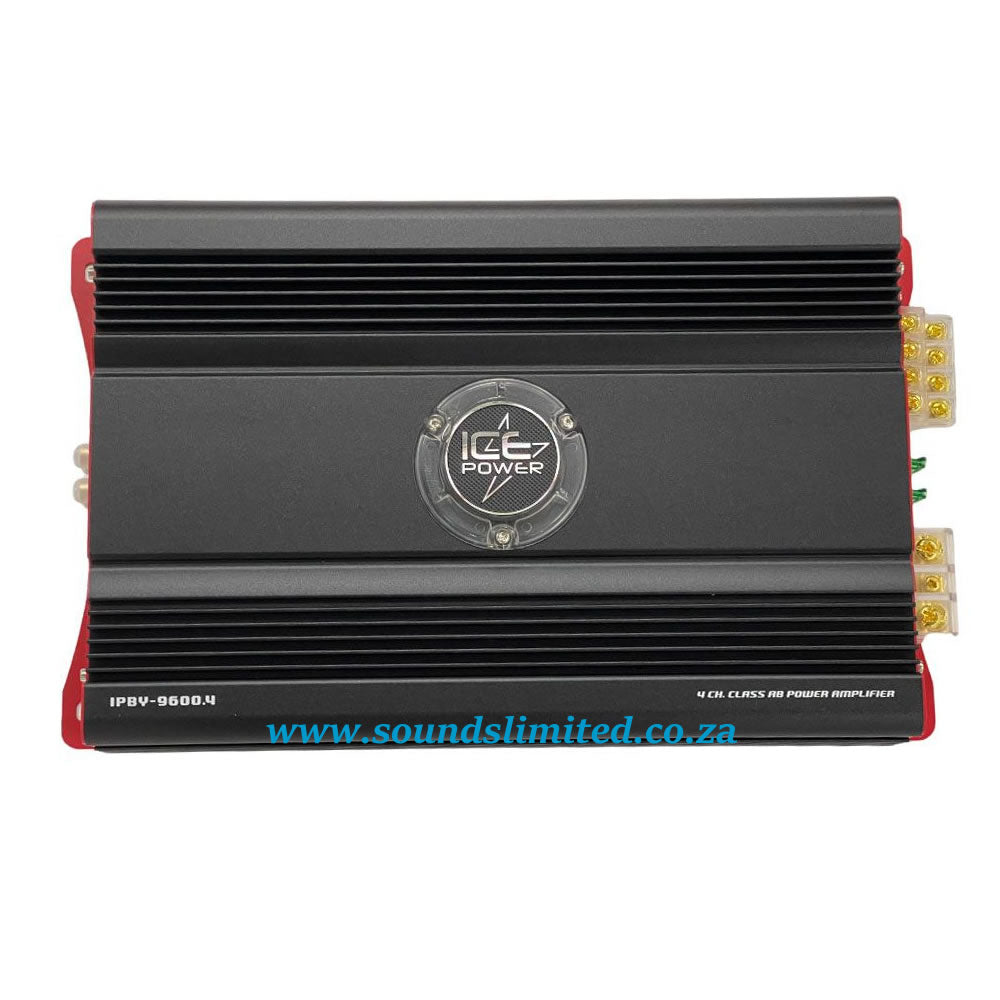 IcePower IPBY-9600.4 4-Channel Car Audio Amplifier (9600w)