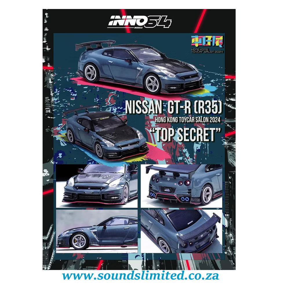 Inno64 Models 1/64 Nissan GT-R (R35) Nismo 2024 Top Secret Edition - IN64-R35TS-HKTS24