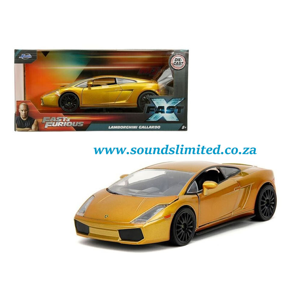 Jada Toys 1/24 Fast & Furious Lamborghini Gallardo “Gold” Fast X #34924