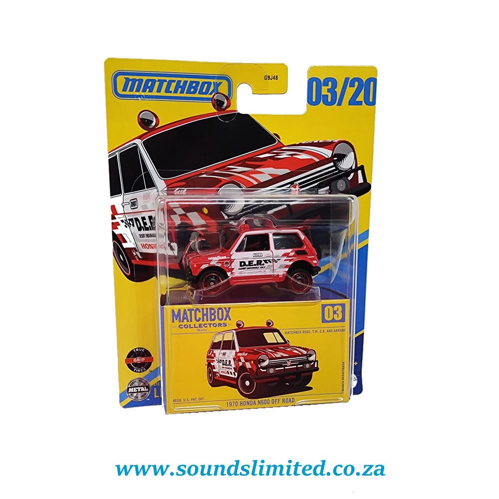 Matchbox Collectors 1970 Honda N600 Off Road #03 JCL34