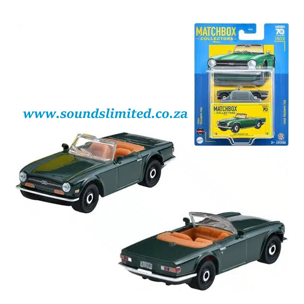 Matchbox Collectors No.18 1969 Triumph TR6 1/64 HLJ63