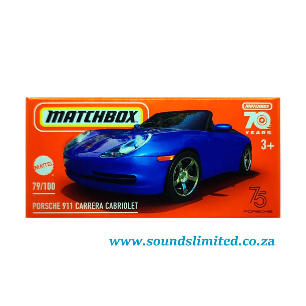 Matchbox Power Grabs Porsche 911 Carrera Cabriolet HLF19