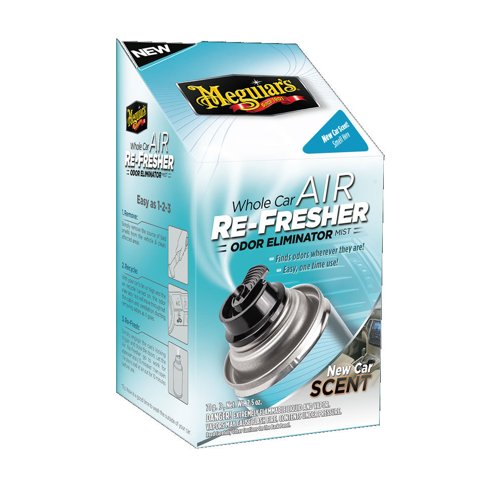Meguiar's® Whole Car Air Re-Fresher Odor Eliminator Mist - New Car Scent, G16402, 2 oz., Aerosol