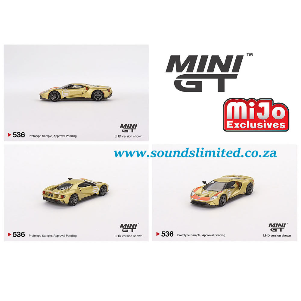 Mini GT 1/64 Ford GT #536 Holman Moody Heritage Edition