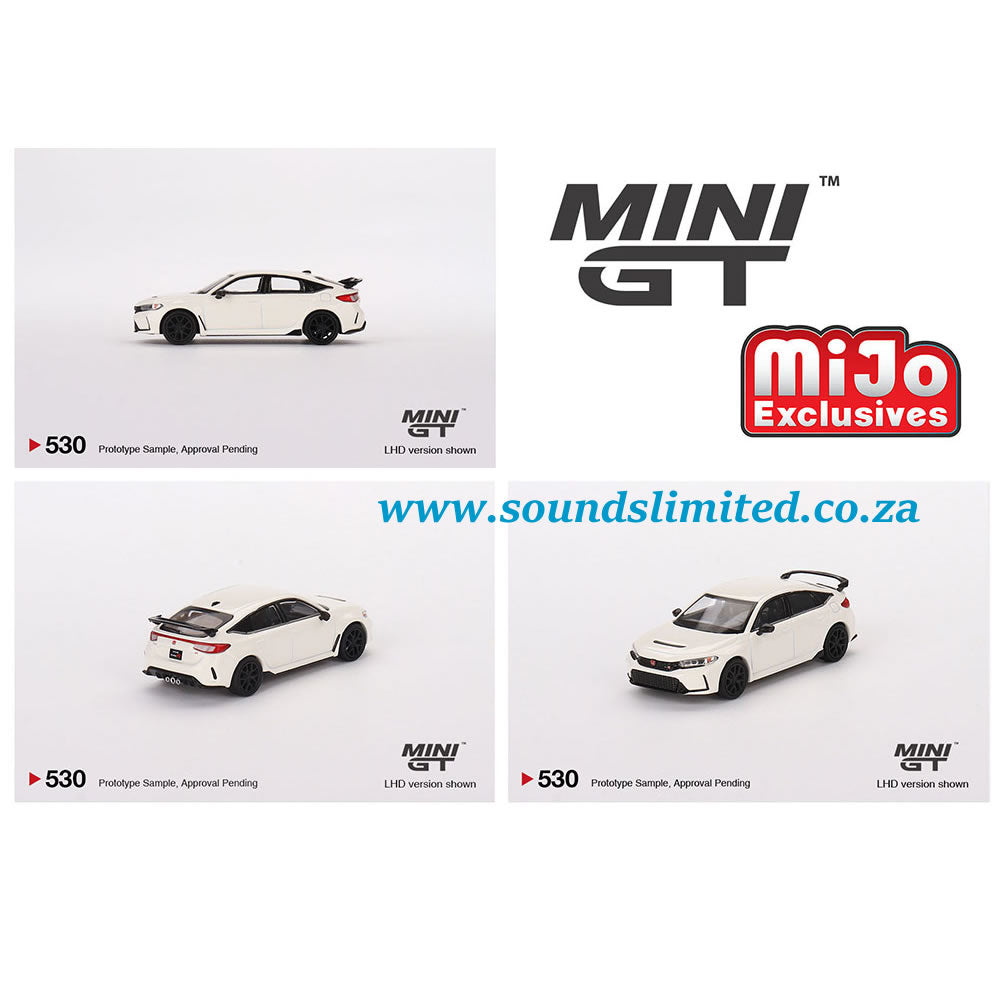 Mini GT 1/64 Honda Civic Type-R #530 - Championship White