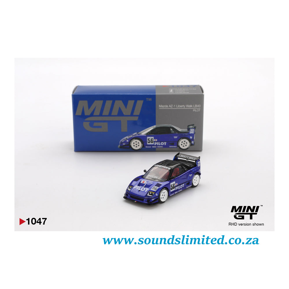 Mini GT #1047 Mazda AZ-1 Liberty Walk LB40 PILOT
