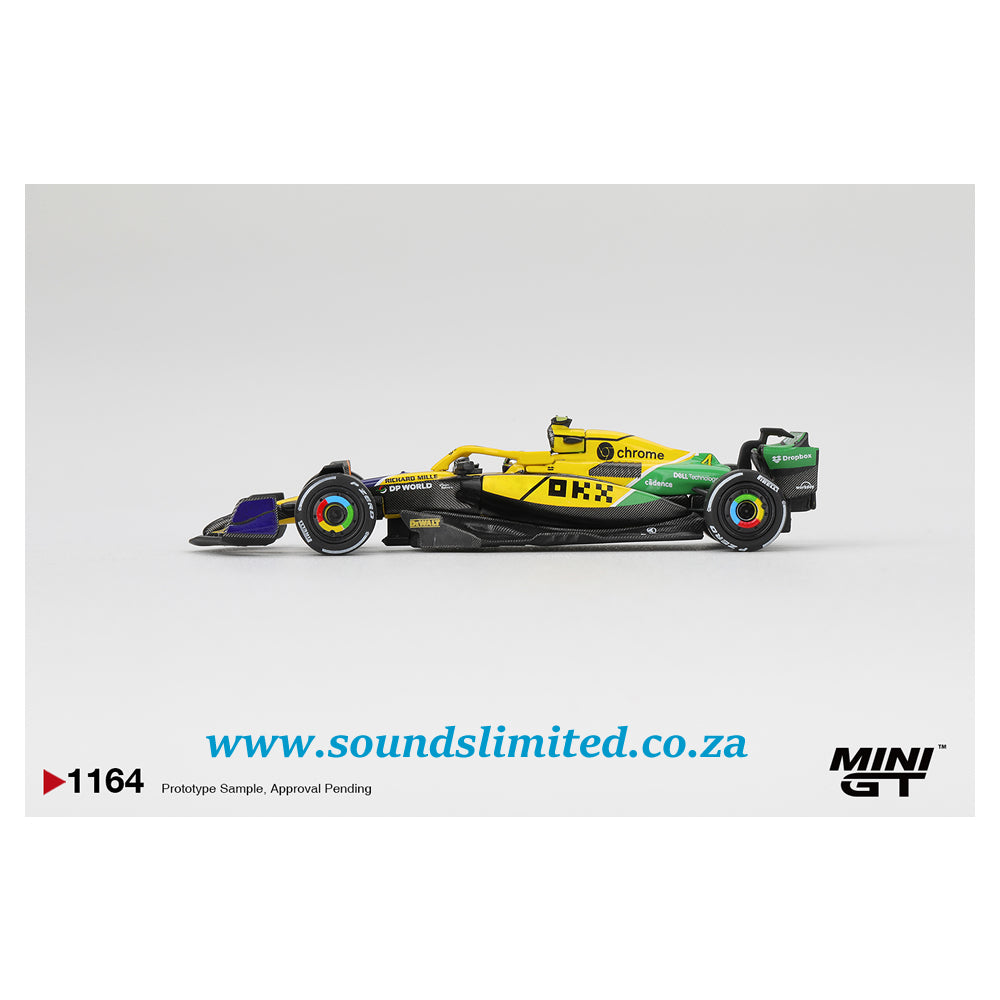 Mini GT #1164 McLaren MCL38 #4 Lando Norris 2024 F1 Monaco GP