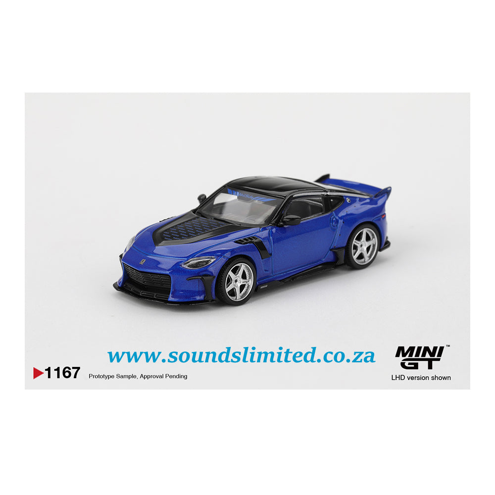 Mini GT #1167 Nissan Z VeilSide FFZ400 Seiran Blue – Sounds Limited