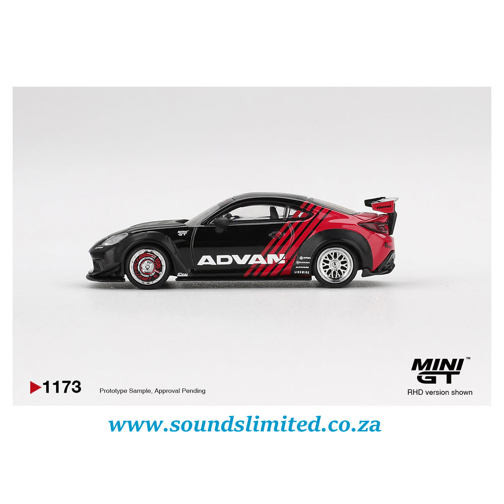 Mini GT #1173 Toyota GR86 LB★Nation Advan