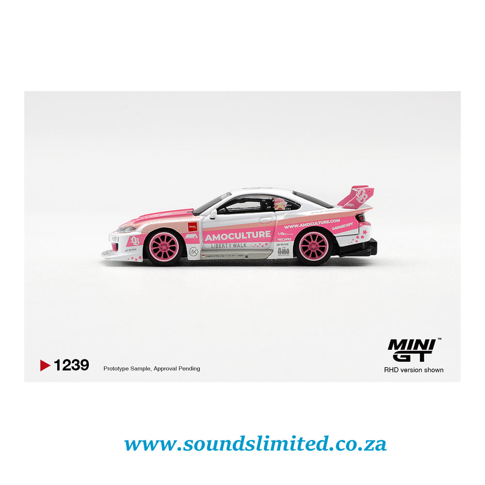 Mini GT #1239 Nissan SILVIA (S15) LB-Super Silhouette AMOCULTURE 2